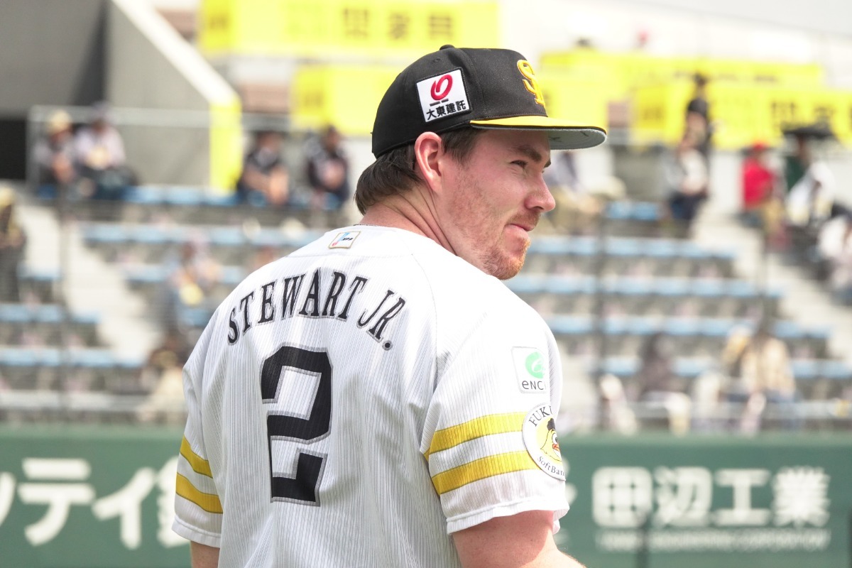 28日のロッテ戦に先発したカーター・スチュワート・ジュニア【写真：竹村岳】