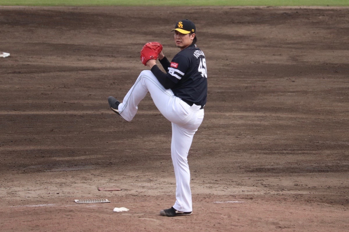 中日2軍戦で復帰した杉山一樹【写真：飯田航平】