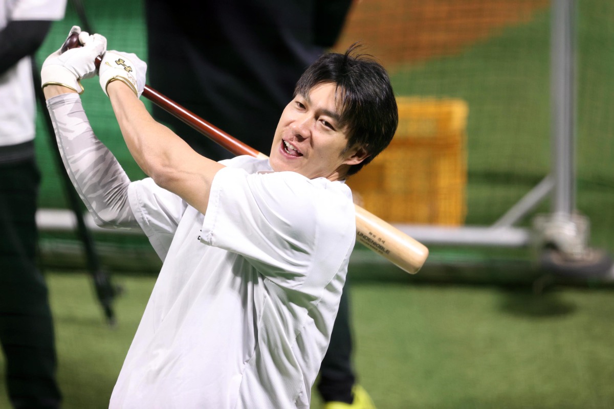柳田悠岐【写真：栗木一考】