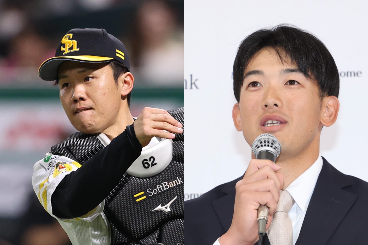 海野隆司と山本祐大【写真：栗木一考】