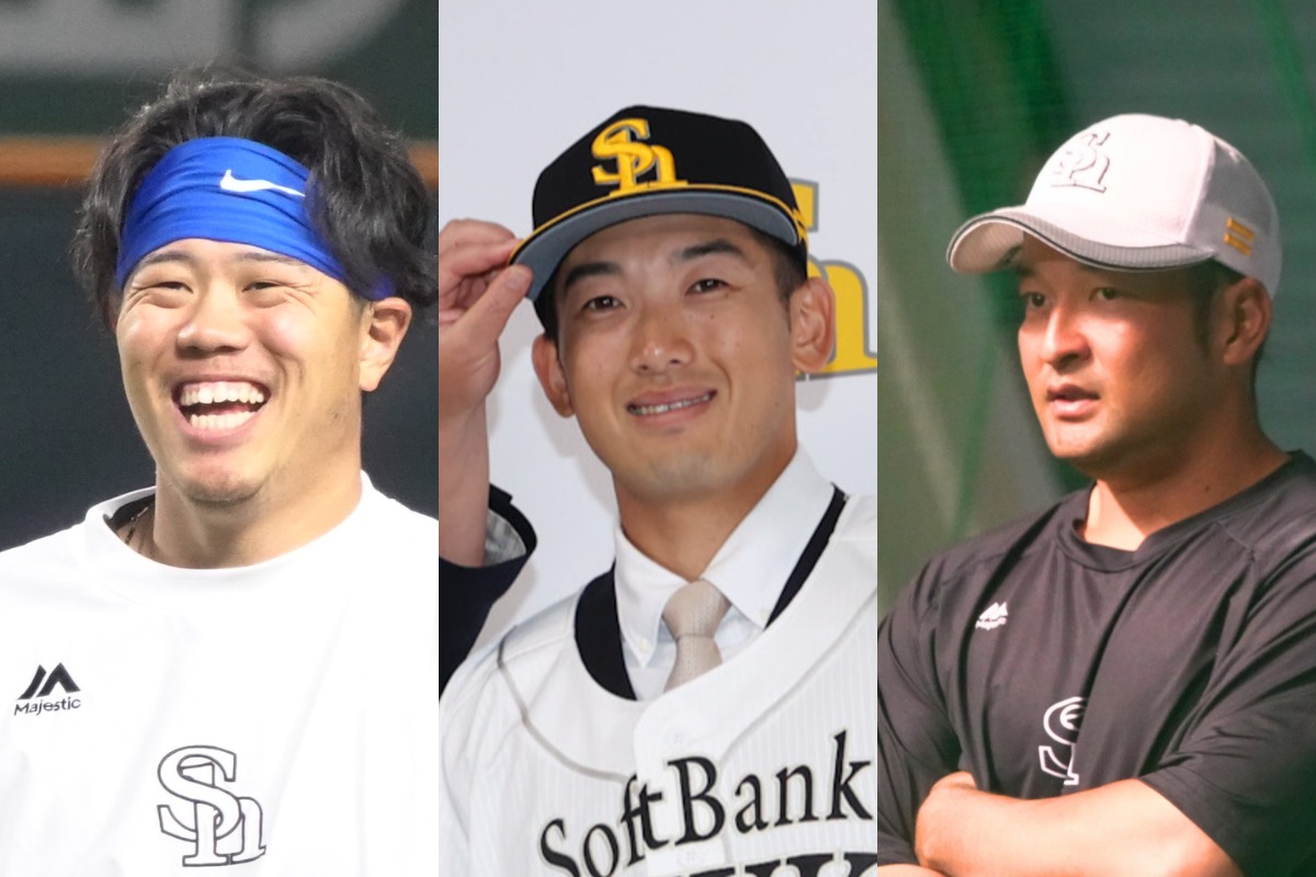 左から上茶谷大河、山本祐大、嶺井博希【写真：竹村岳、栗木一考】