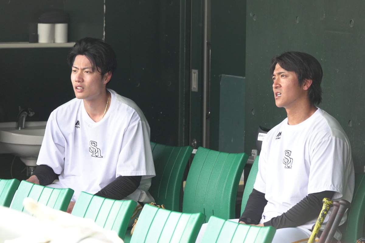 渡邉陸と柳町達【写真：竹村岳】