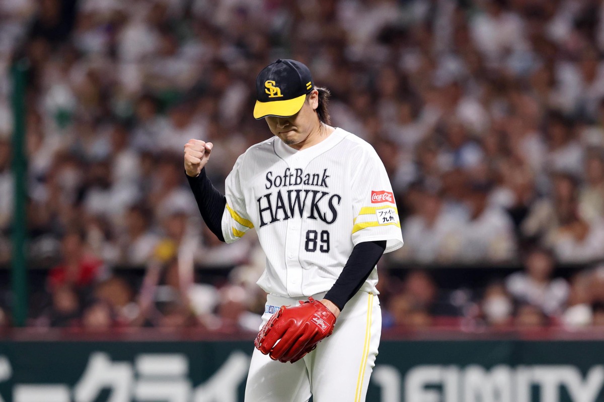 45日ぶりのセーブを挙げた杉山一樹【写真:栗木一考】