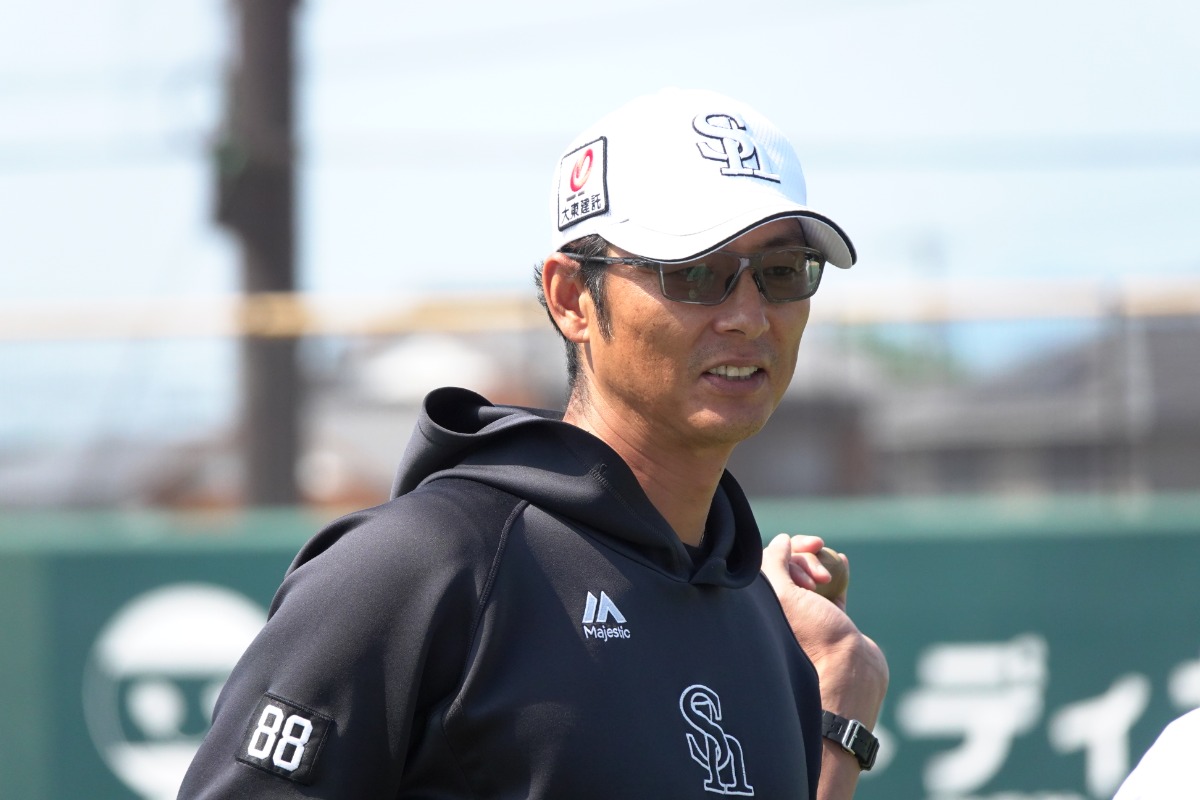 斉藤和巳2軍監督【写真:竹村岳】