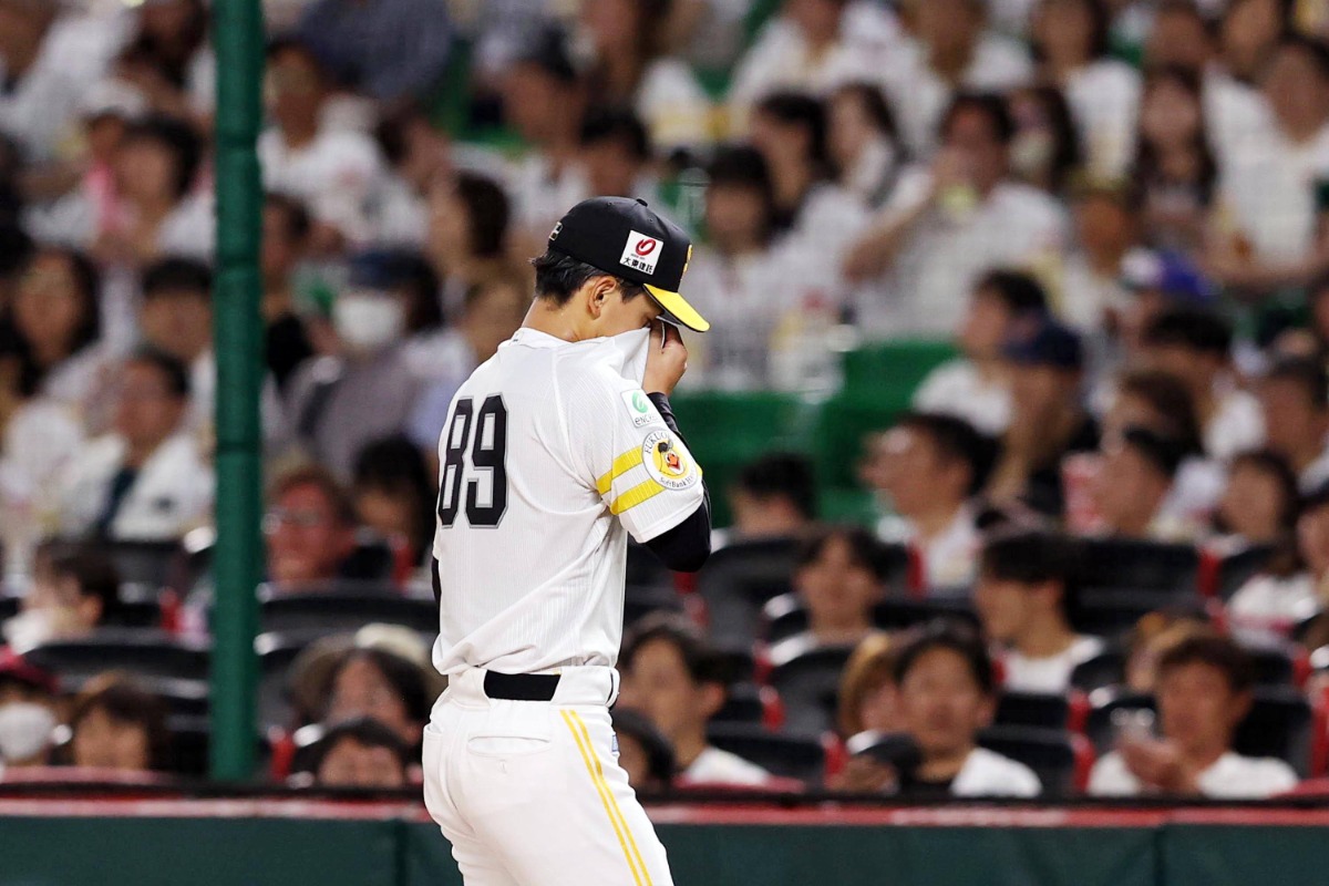 5月24日の日本ハム戦で満塁弾を浴びた前田悠伍【写真：栗木一考】
