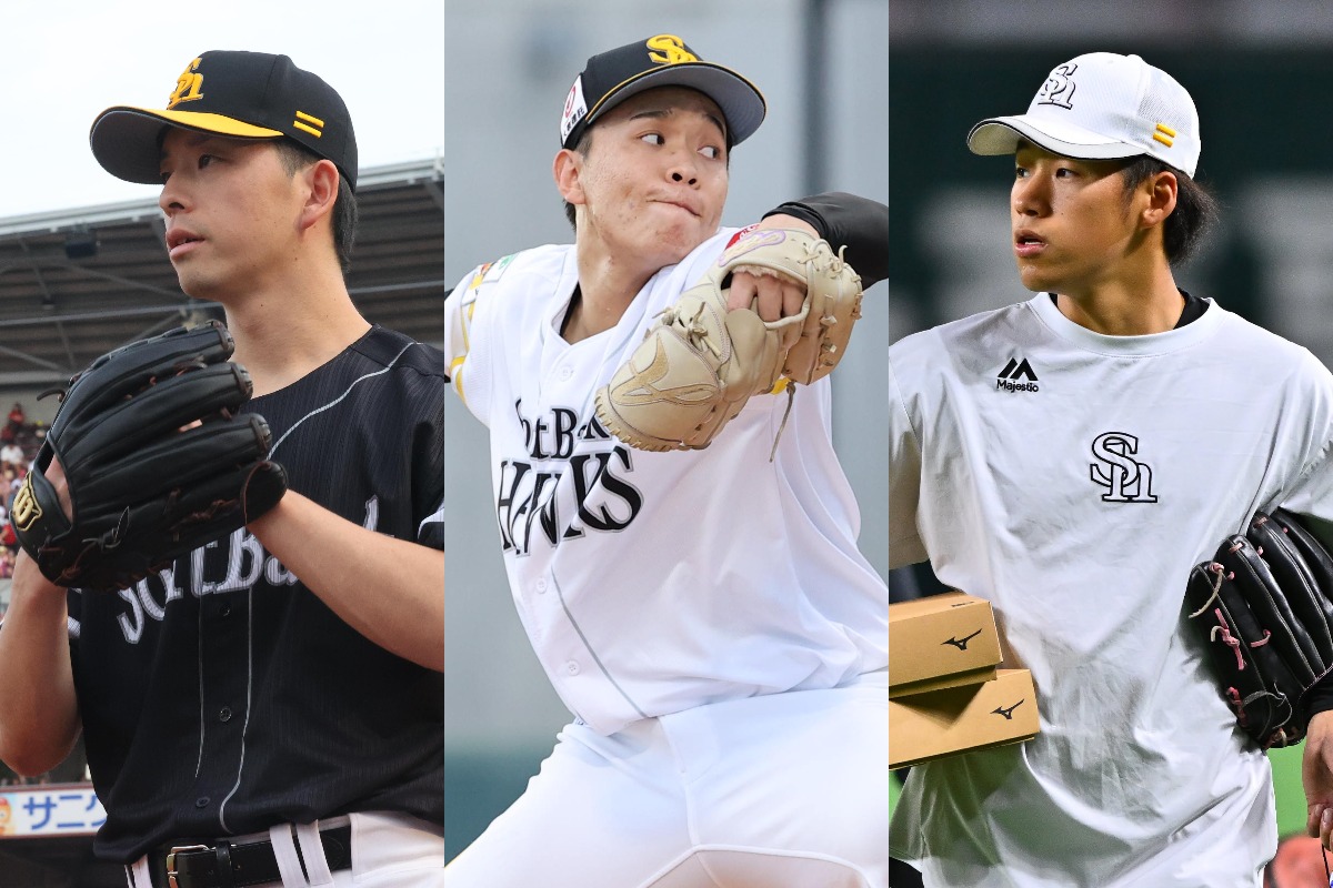 大関友久、北斗、岩崎峻典（左から）【写真：栗木一考】