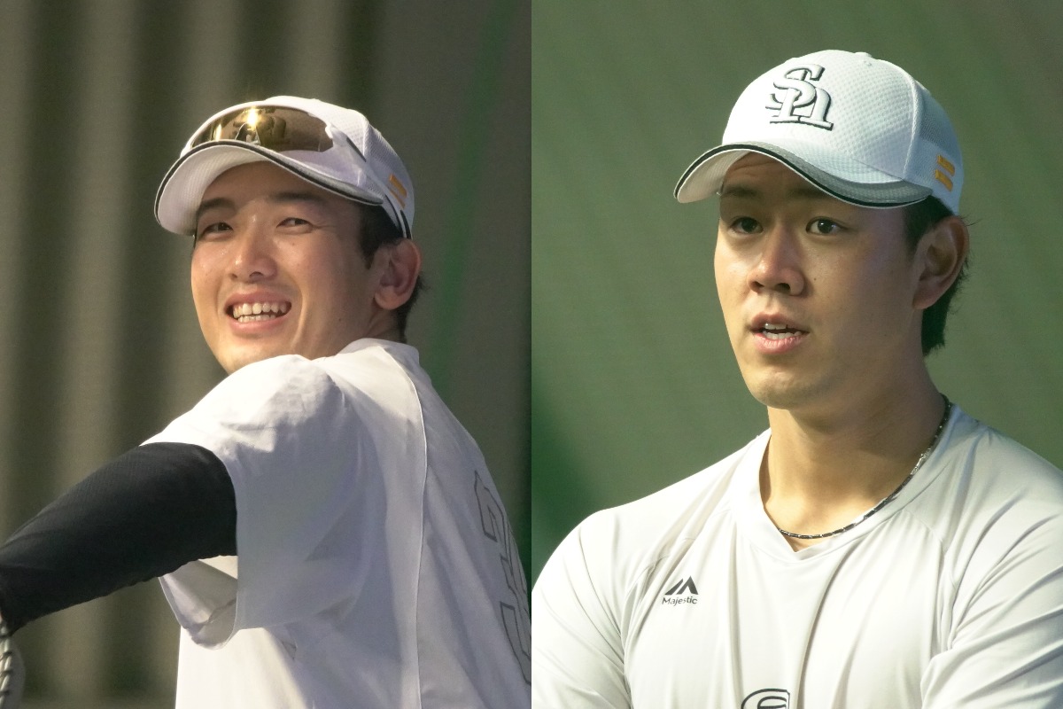 山本祐大と岩井俊介【写真：竹村岳】