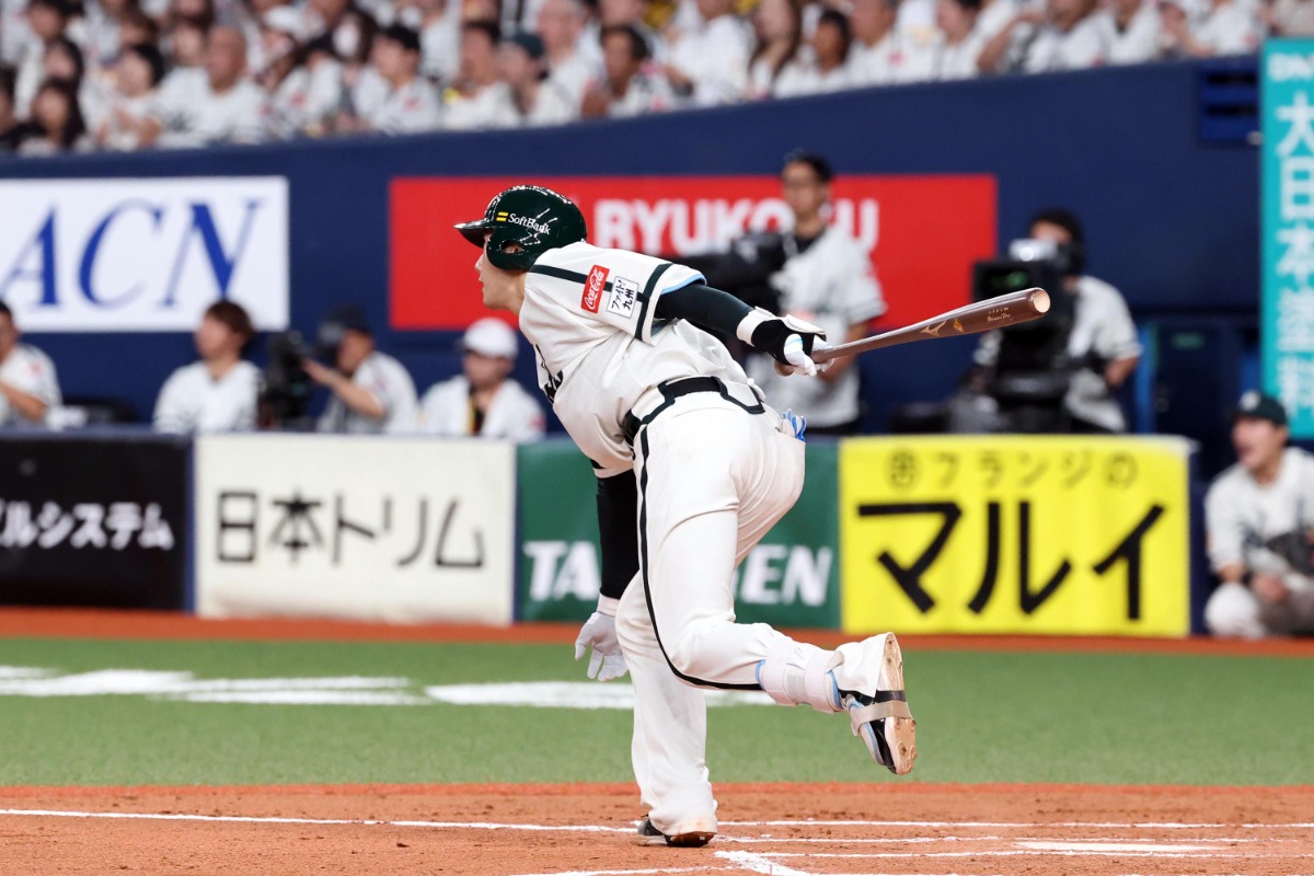 決勝犠飛を放った山本祐大【写真：栗木一考】