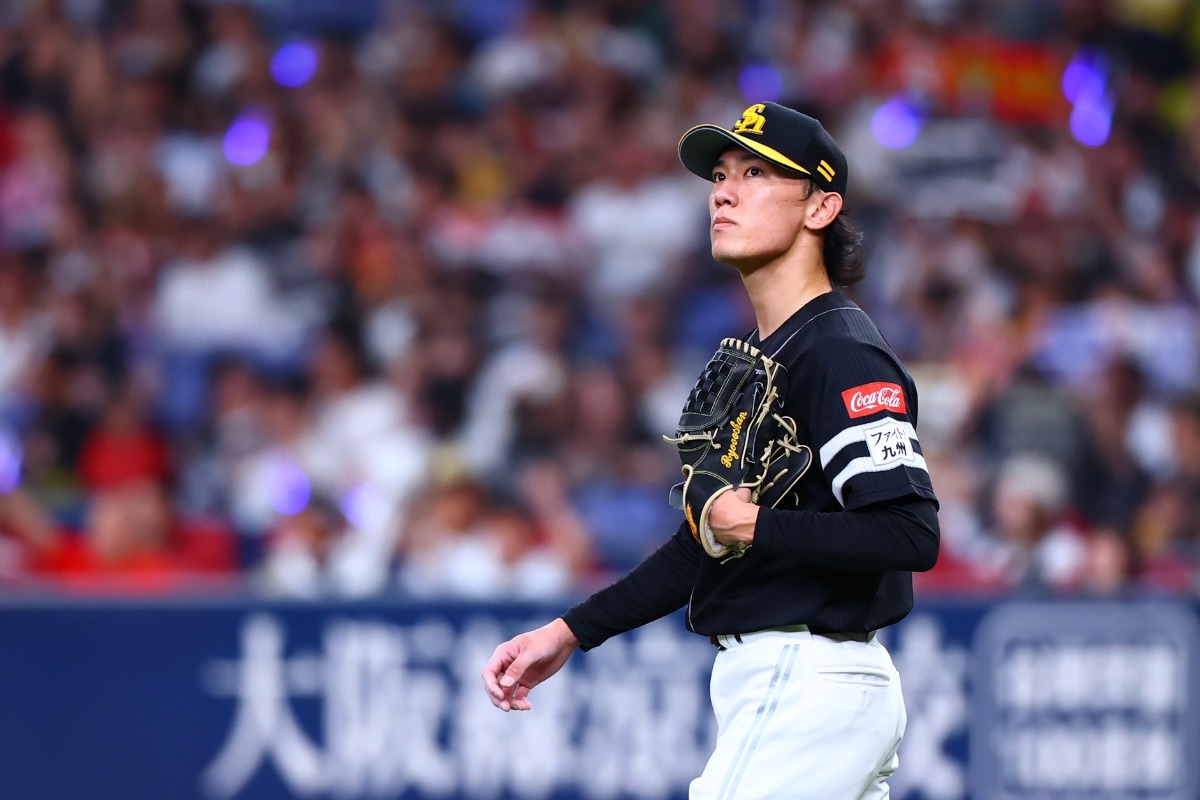 オリックス戦に先発した大津亮介【写真：加治屋友輝】