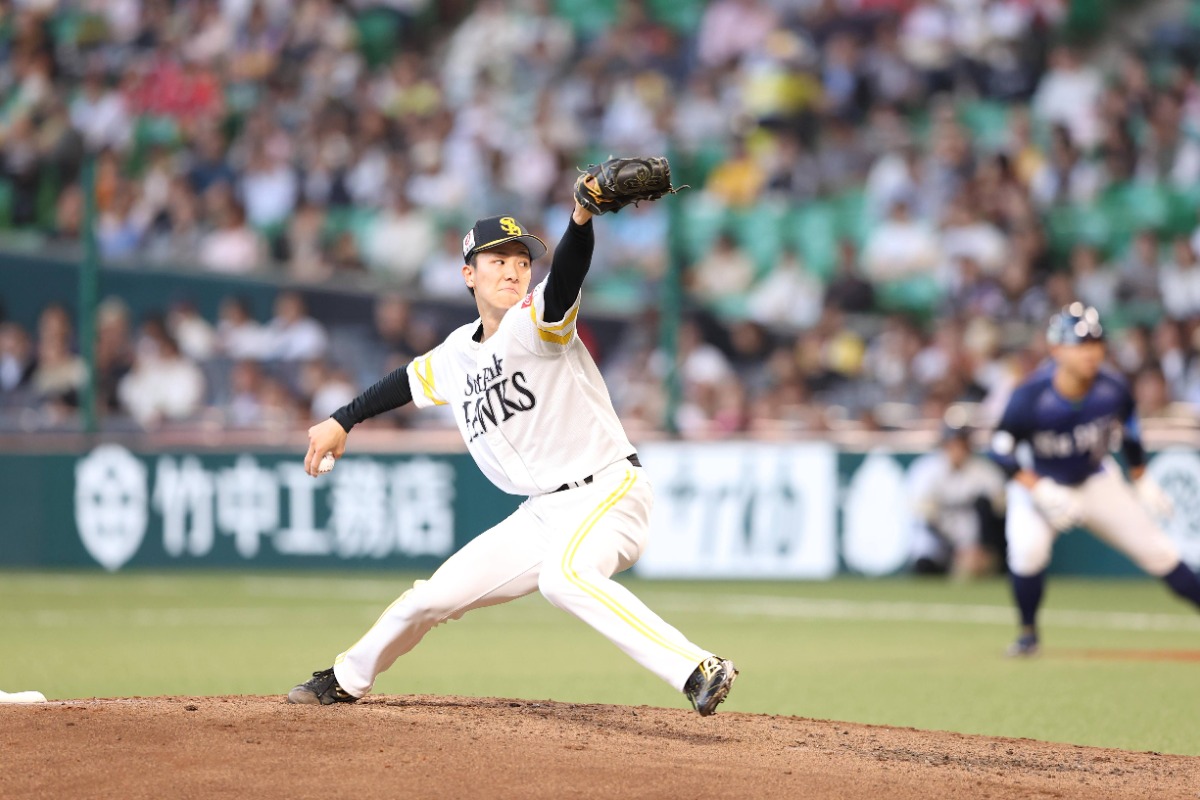 プロ初登板初先発を果たした藤原大翔【写真：栗木一考】