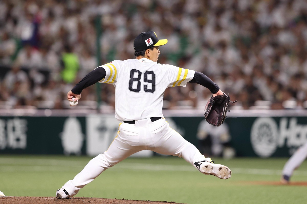 5月24日、89番のユニホームで先発した前田悠伍【写真：栗木一考】