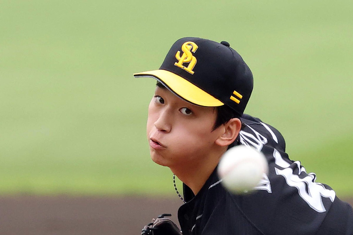 19日の楽天戦で先発した前田悠伍【写真:栗木一考】