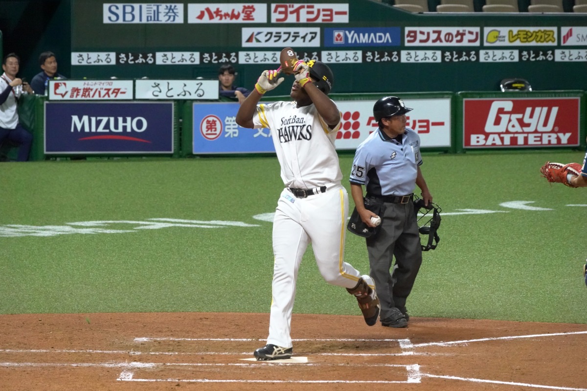 3軍戦で3ランを放ったエミール・セラーノ・プレンサ【写真：竹村岳】
