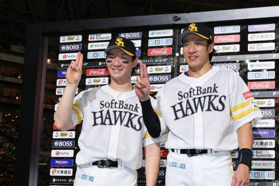 正木智也選手 柳田悠岐選手