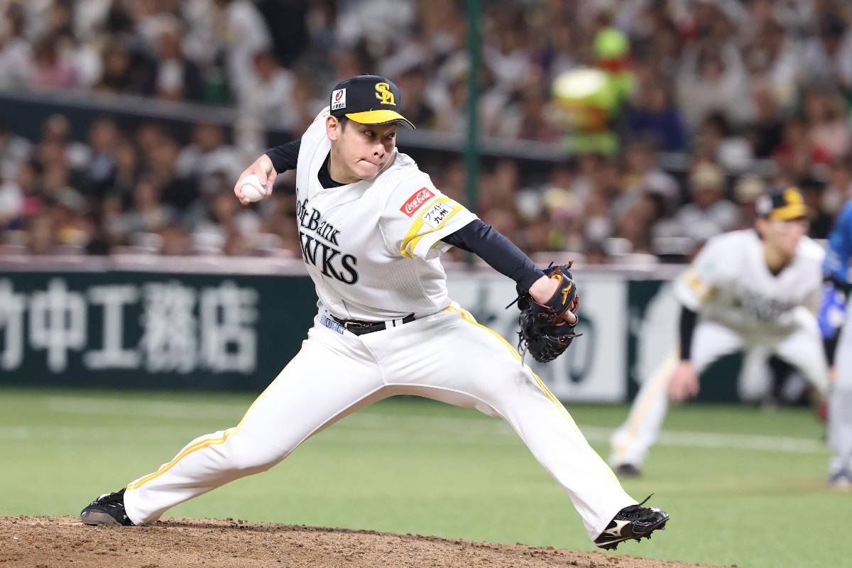 3回途中から登板した鈴木豪太【写真：栗木一考】