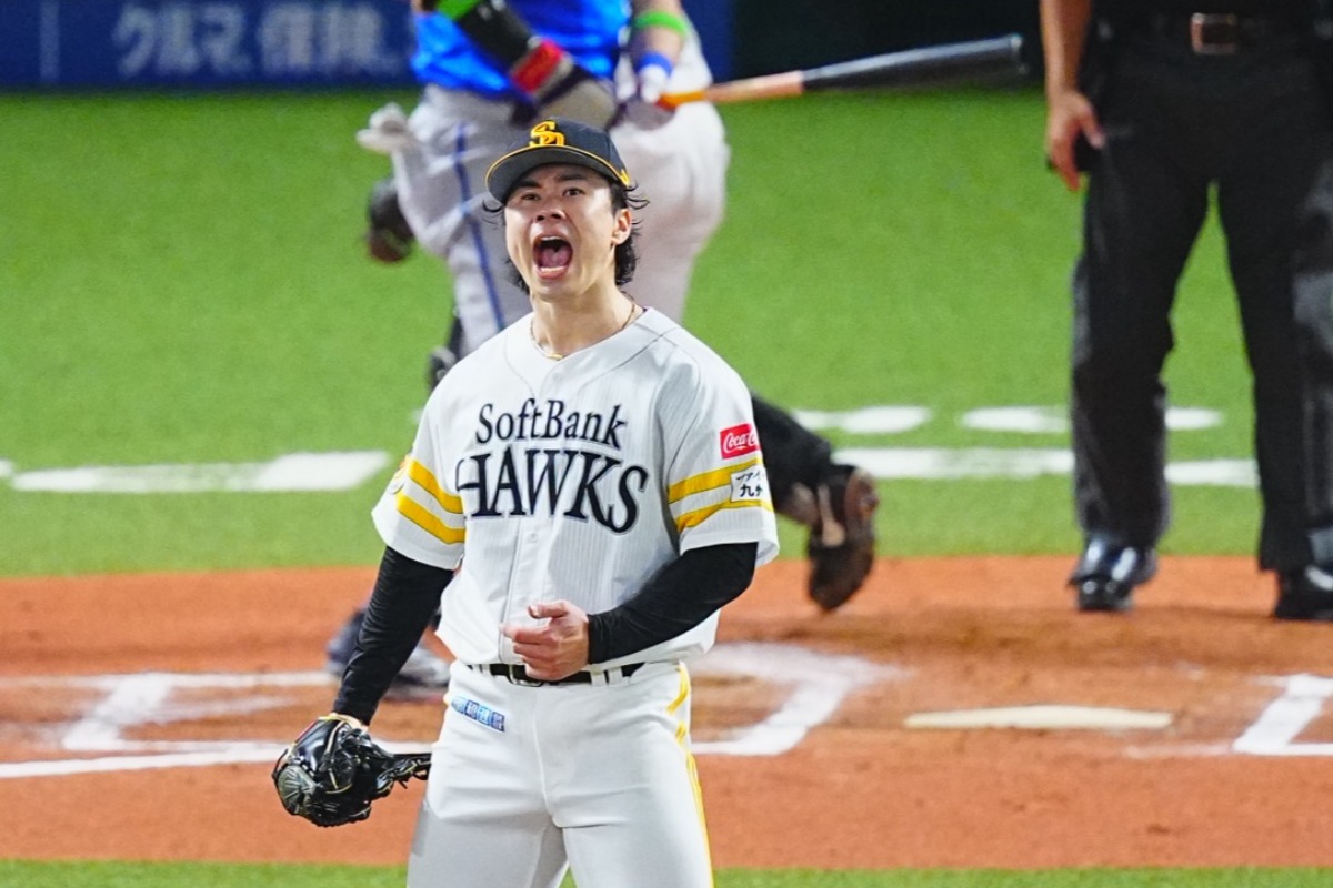 日本シリーズ第3戦で好投した松本晴【写真:荒川祐史】
